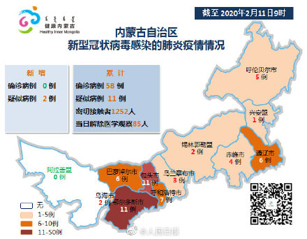 内蒙古新增本土确诊11例,内蒙古新增本土疑似病例1例-第2张图片