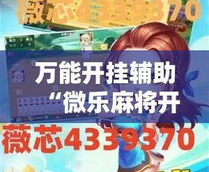 科普一下“东游麻将开挂神器”详细分享开挂步骤-第3张图片