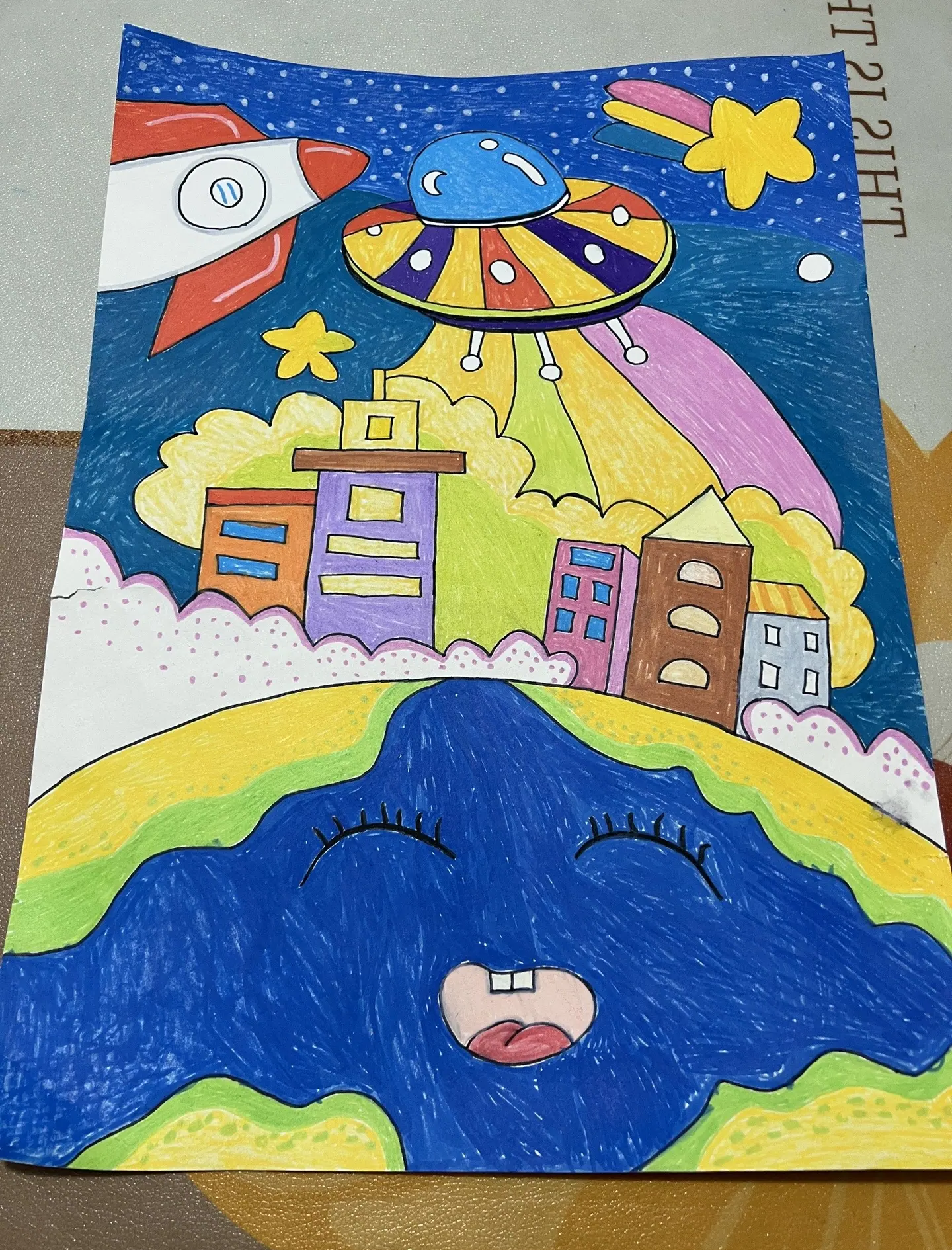 疫情画科幻／疫情科幻画4k纸一等奖