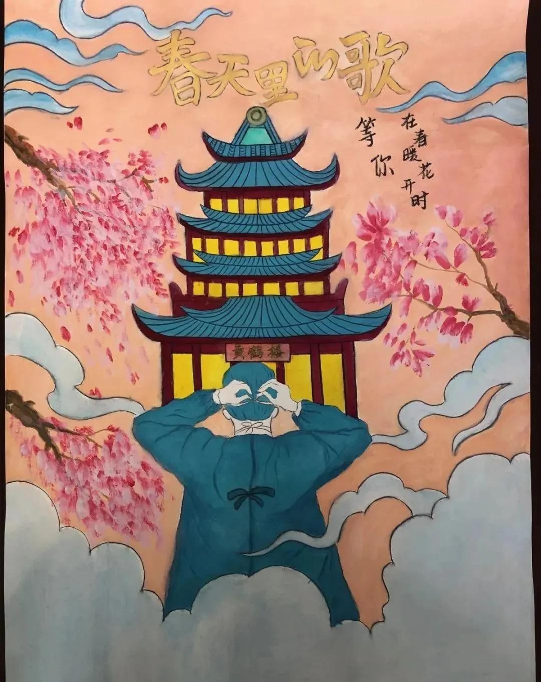 画抗疫情的画/画抗疫情的画怎么画-第3张图片