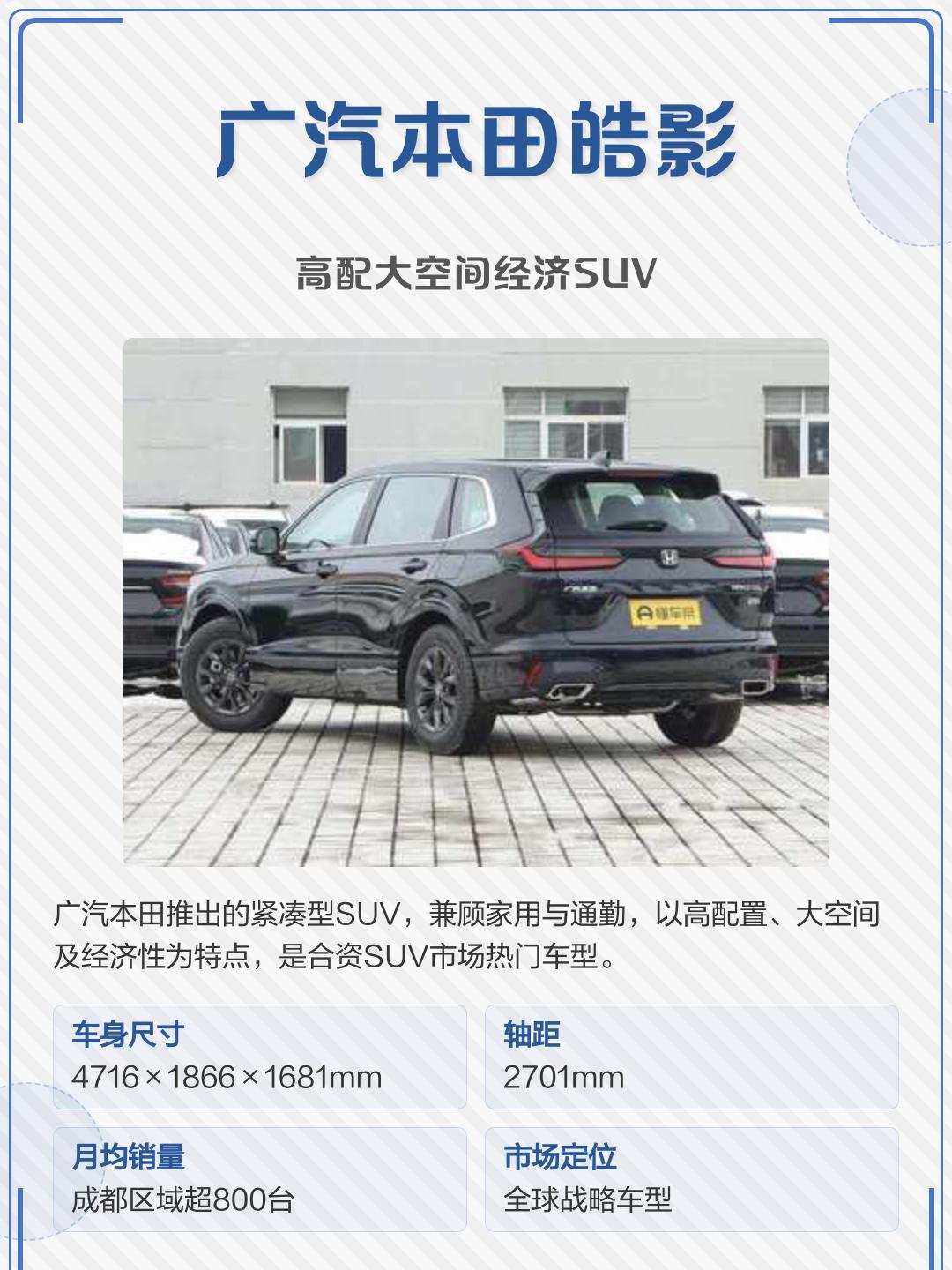 suv大空间车型推荐／大空间的suv排名榜
